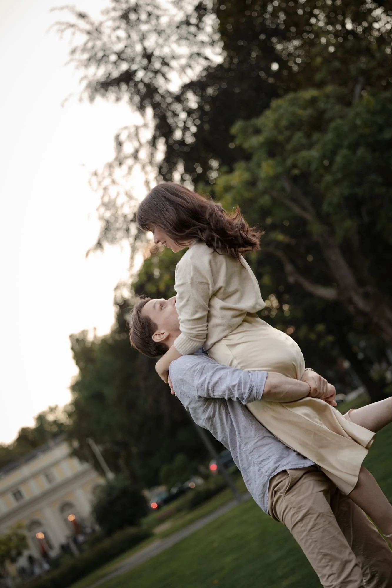 Janine and Philipp during their engagement shoot