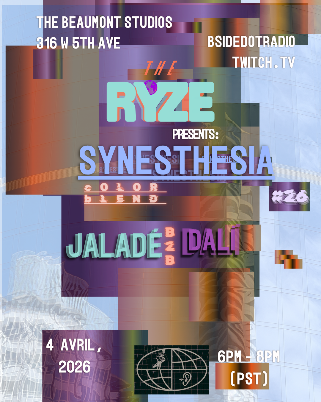 Synesthesia #26 Color Blend Jaladé AveC Dalí