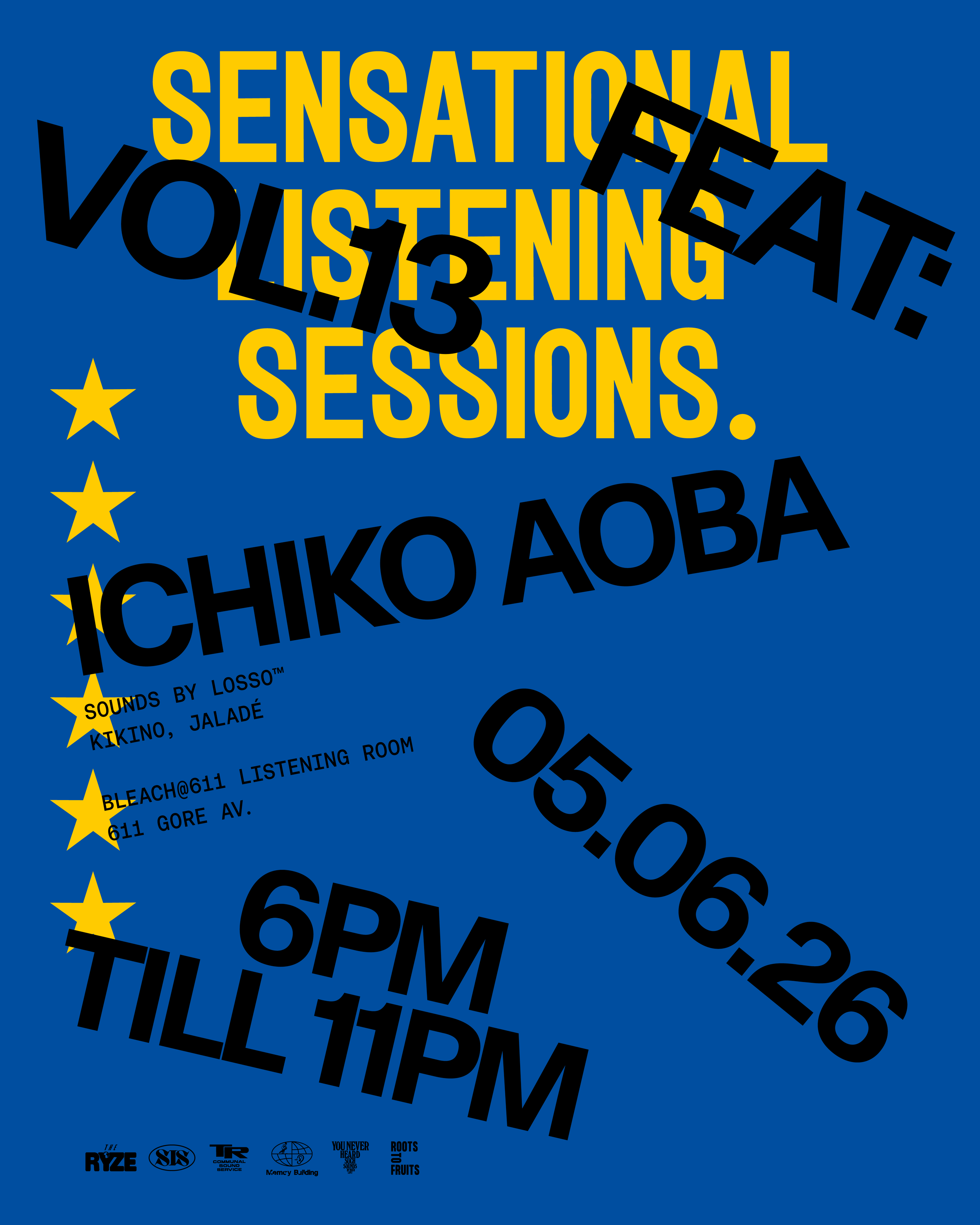 Sensational Listening Sessions #13 feat. ichiko aoba
