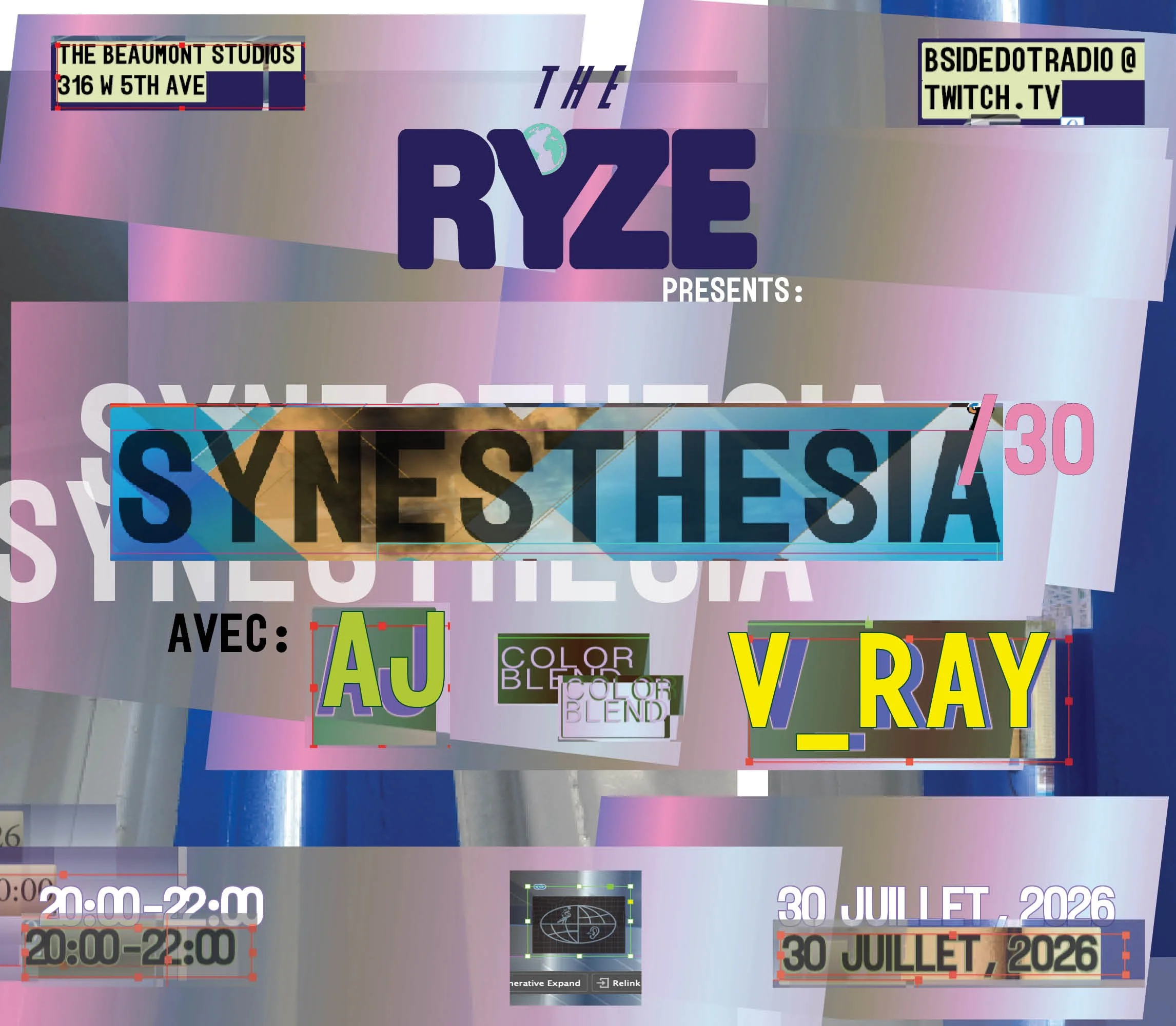 Synesthesia #30 COLOR Blend  avec V_ray