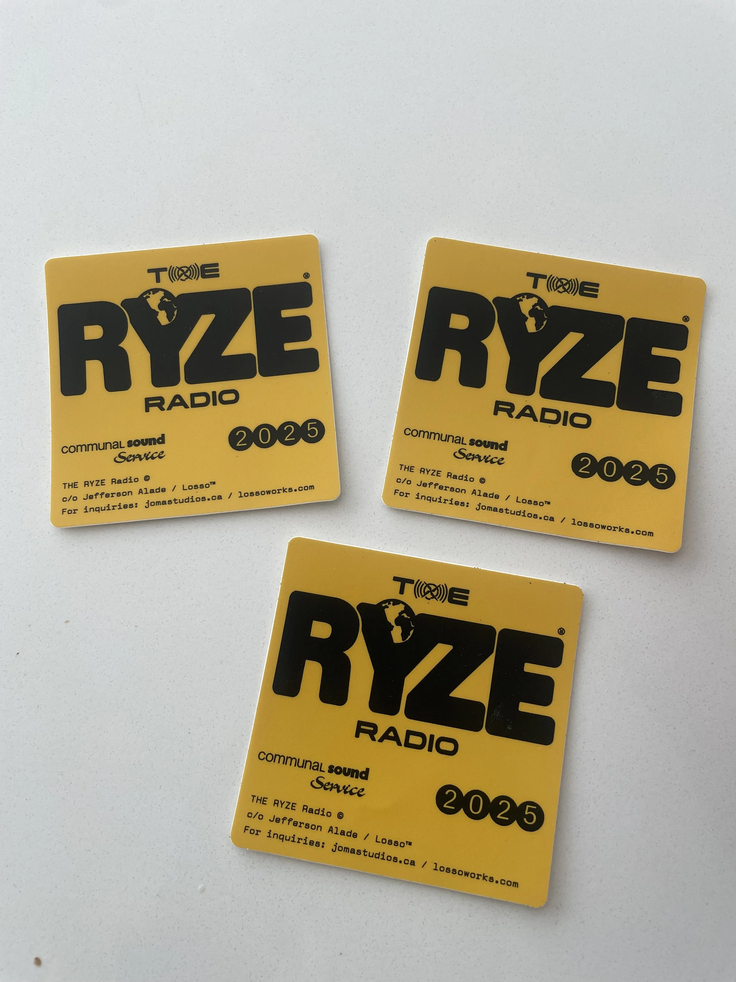 The Ryze Radio Sticker