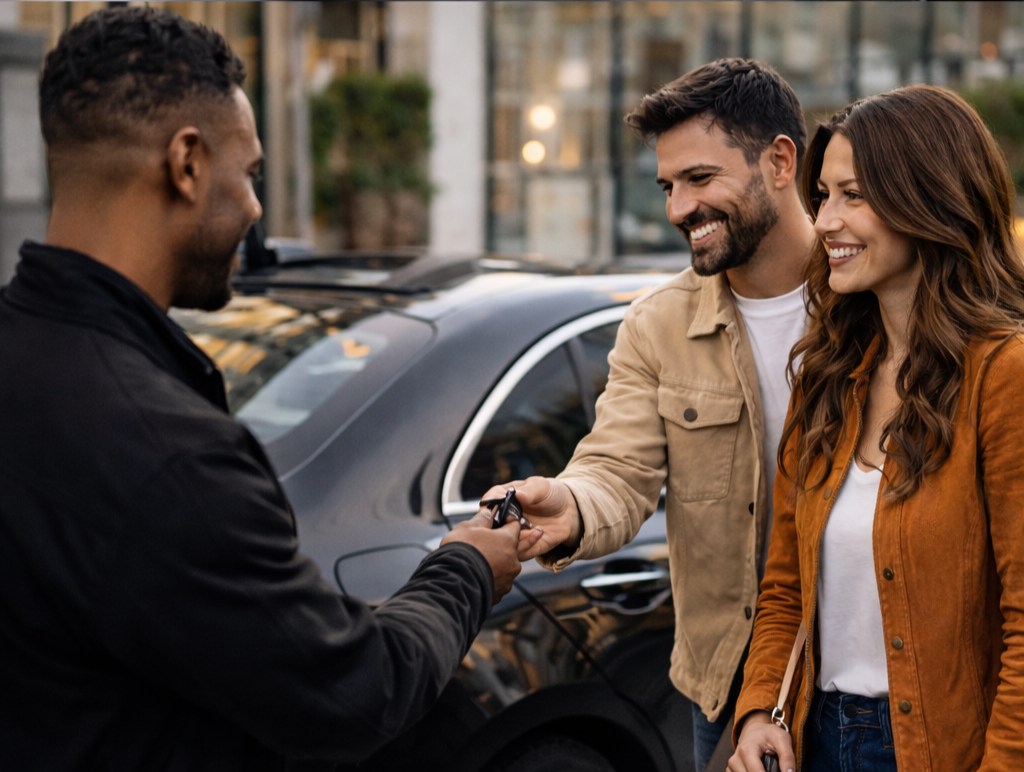 Simple and hassle-free rental car return process at Fulham Broadway London with Vinaro car hire