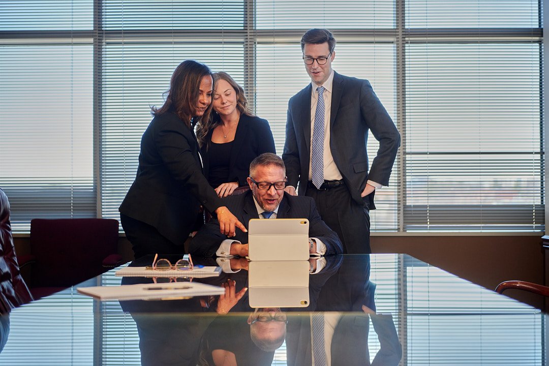 Portrait of McCarthy Wilson team in action
