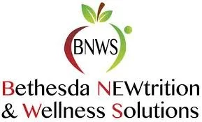 Logo of Bethesda NEWtrition & Wellness Solutions with apple design
