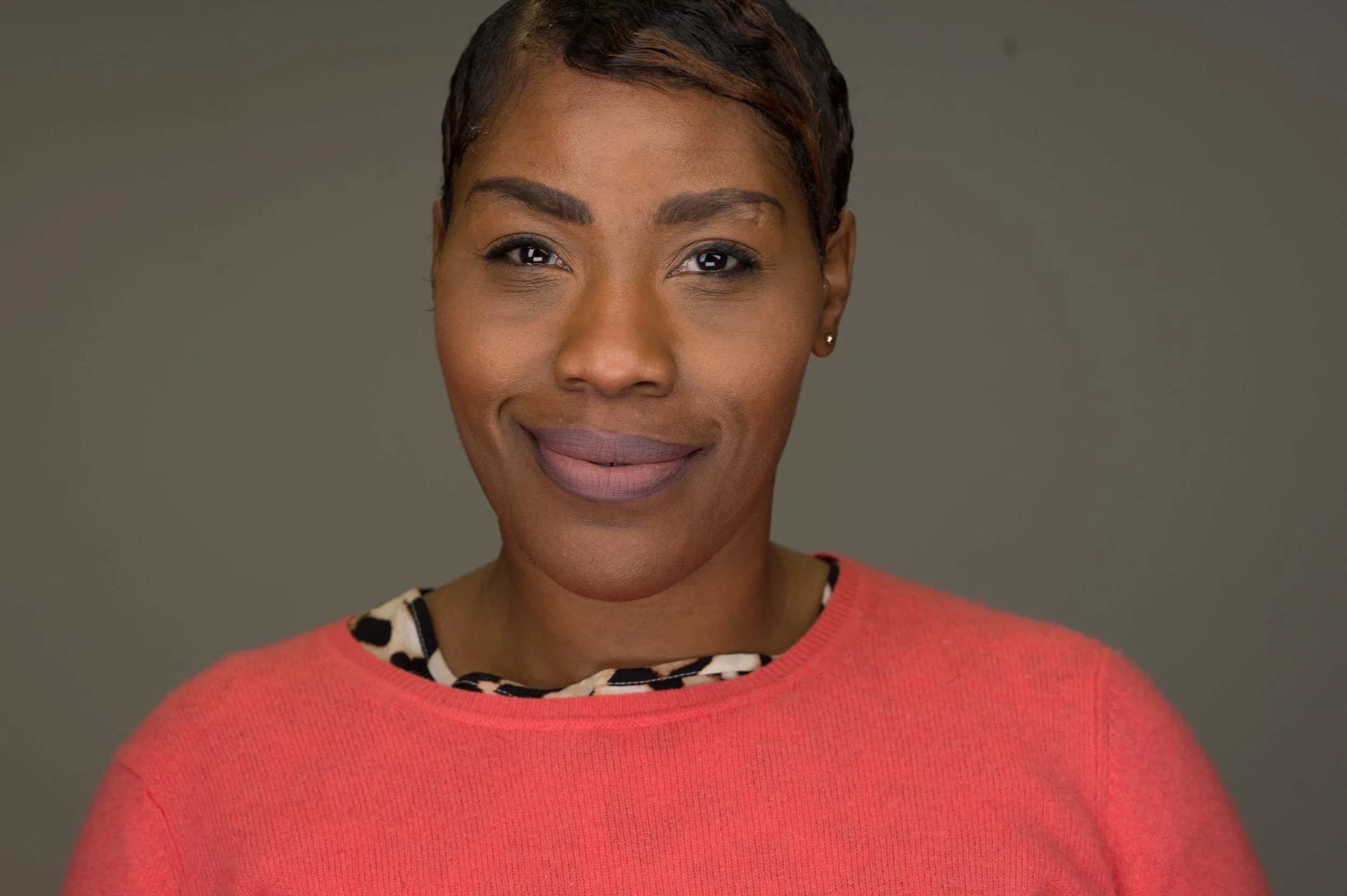 professional woman headshot with different expression