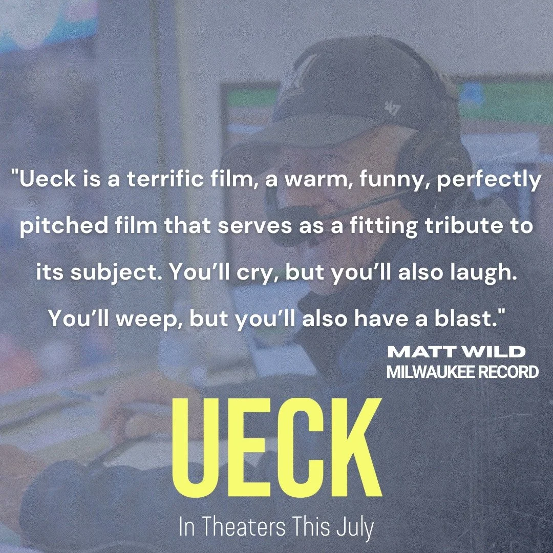 More reactions from the premiere, and the praise keeps coming. After its sold-out debut at the Milwaukee Film Festival, audience members are sharing just how meaningful, funny, and memorable UECK truly is.

These early reviews reflect what was felt t