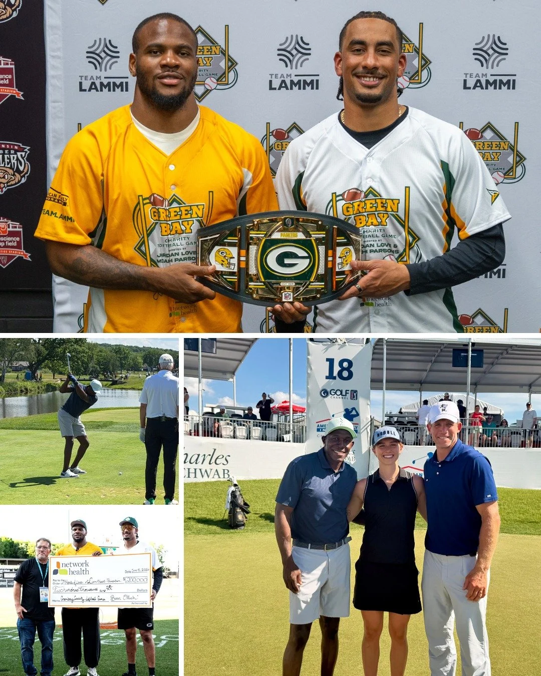 Weekend recap 🔥

What a run for Team Lammi 👇

On Friday, we produced the Green Bay Charity Softball Game, co-hosted by Jordan Love and Micah Parsons. A sell-out crowd of 5,500+ watched the offense top the defense 12&ndash;3, and together we donated