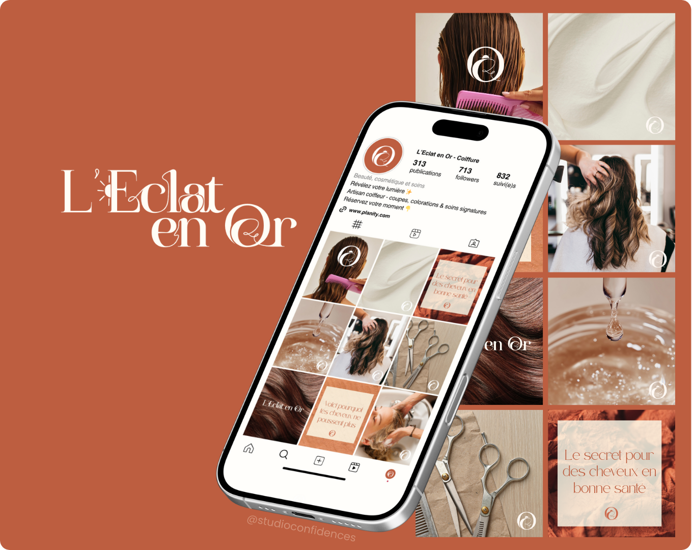 Feed Concept 
Un avant-goût du futur univers Instagram de la marque : une projection visuelle qui pose les codes, les ambiances et les intentions créatives du feed avant sa mise en place.