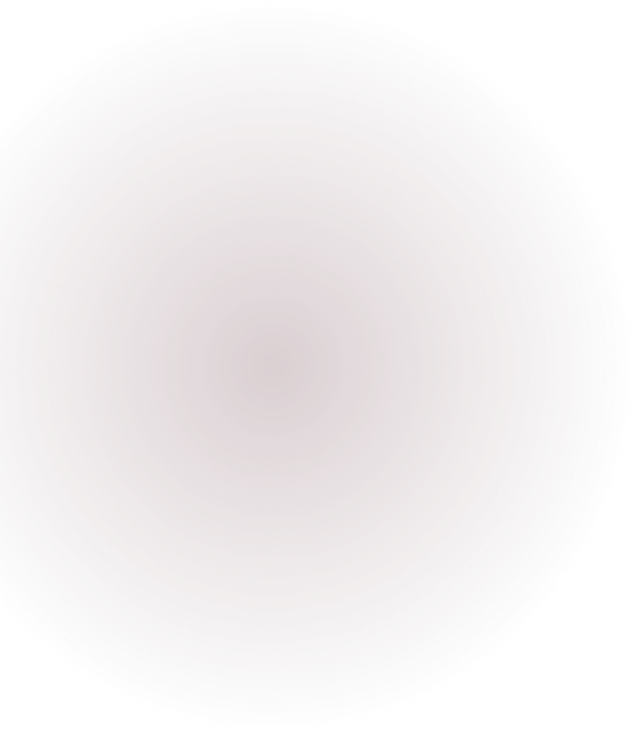 A large circle with a light purple gradient background.