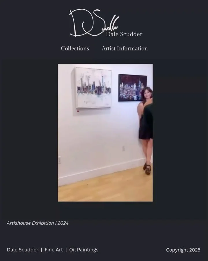 WEBSITE IS UP 😎 Go Check It Out 

https://www.dalescudderart.com