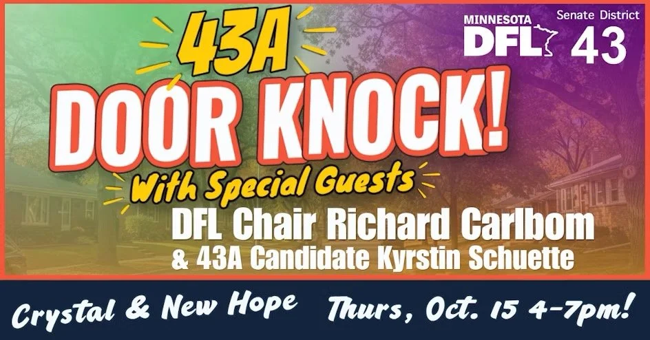 43A Door Knock with DFL Chair Richard Carlbom