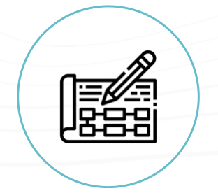 Icon of a calendar with a pencil, symbolizing scheduling or planning.