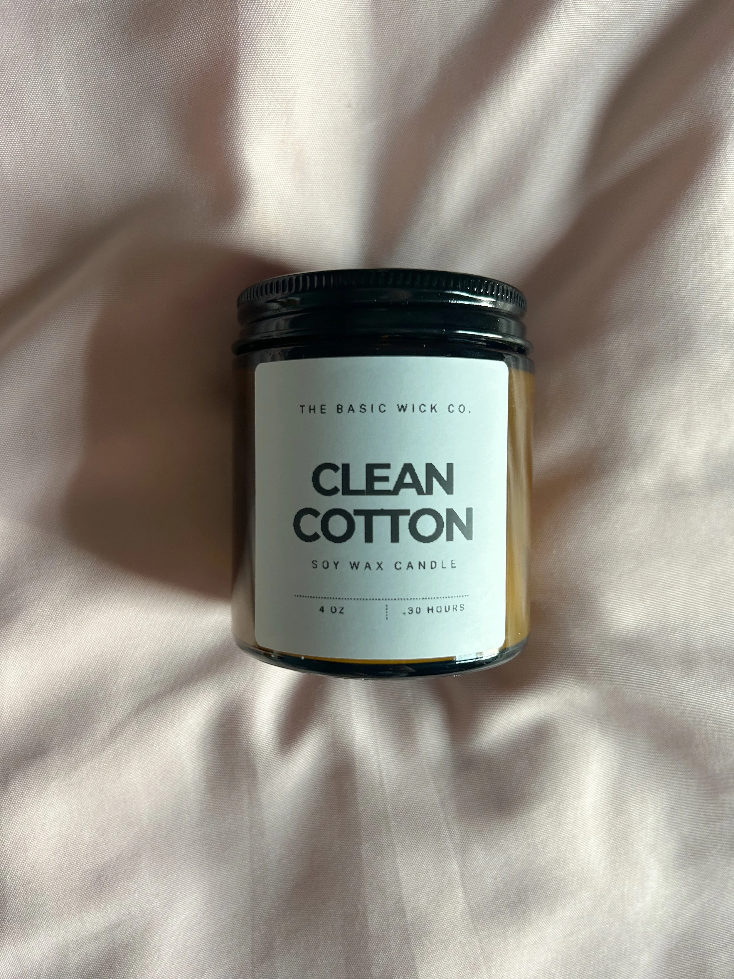 Clean Cotton | 4 oz Soy Candle