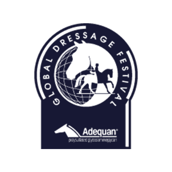 A badge with a horse and rider logo at the top and the word "Jockey" at the bottom, featuring a circular design.