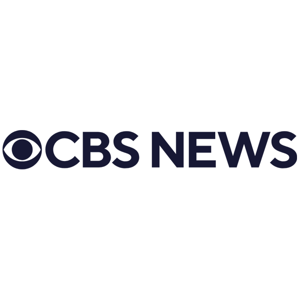 CBS News logo with the CBS eye symbol and the text 'CBS NEWS' in dark blue.
