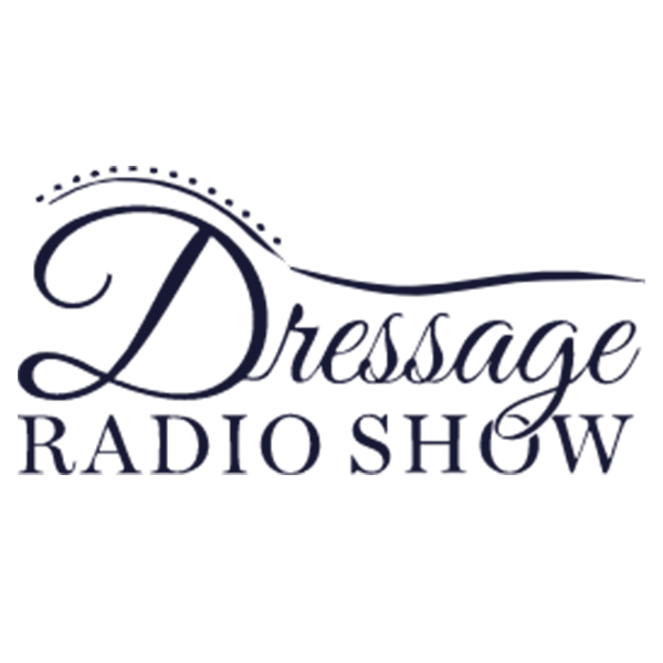 Logo for Dessage Radio Show with stylized text and a decorative swirl.