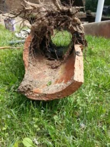Sewer Line Pit Clean-Out