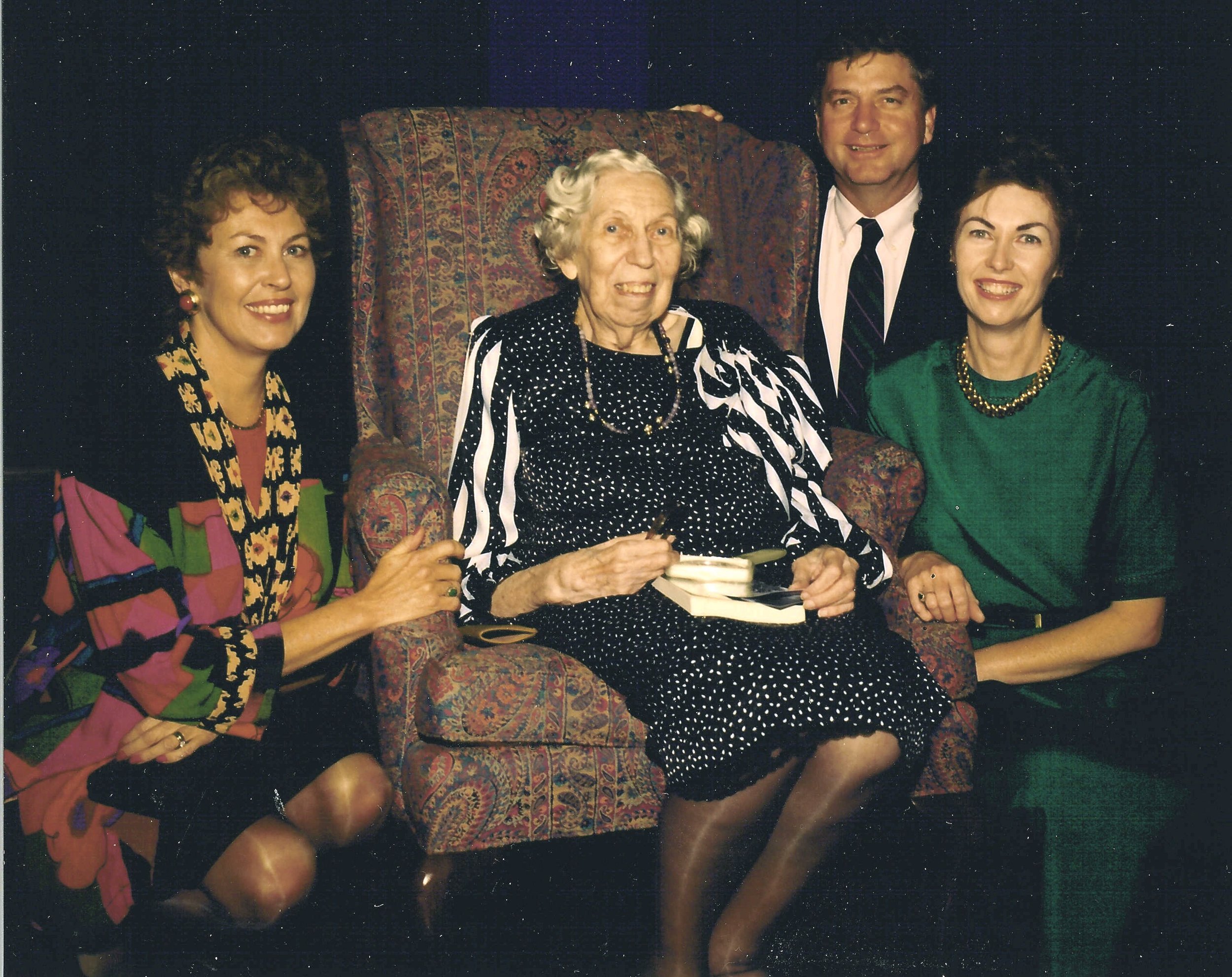 Eudora with family (Liz, Mary Alice, and Donny)