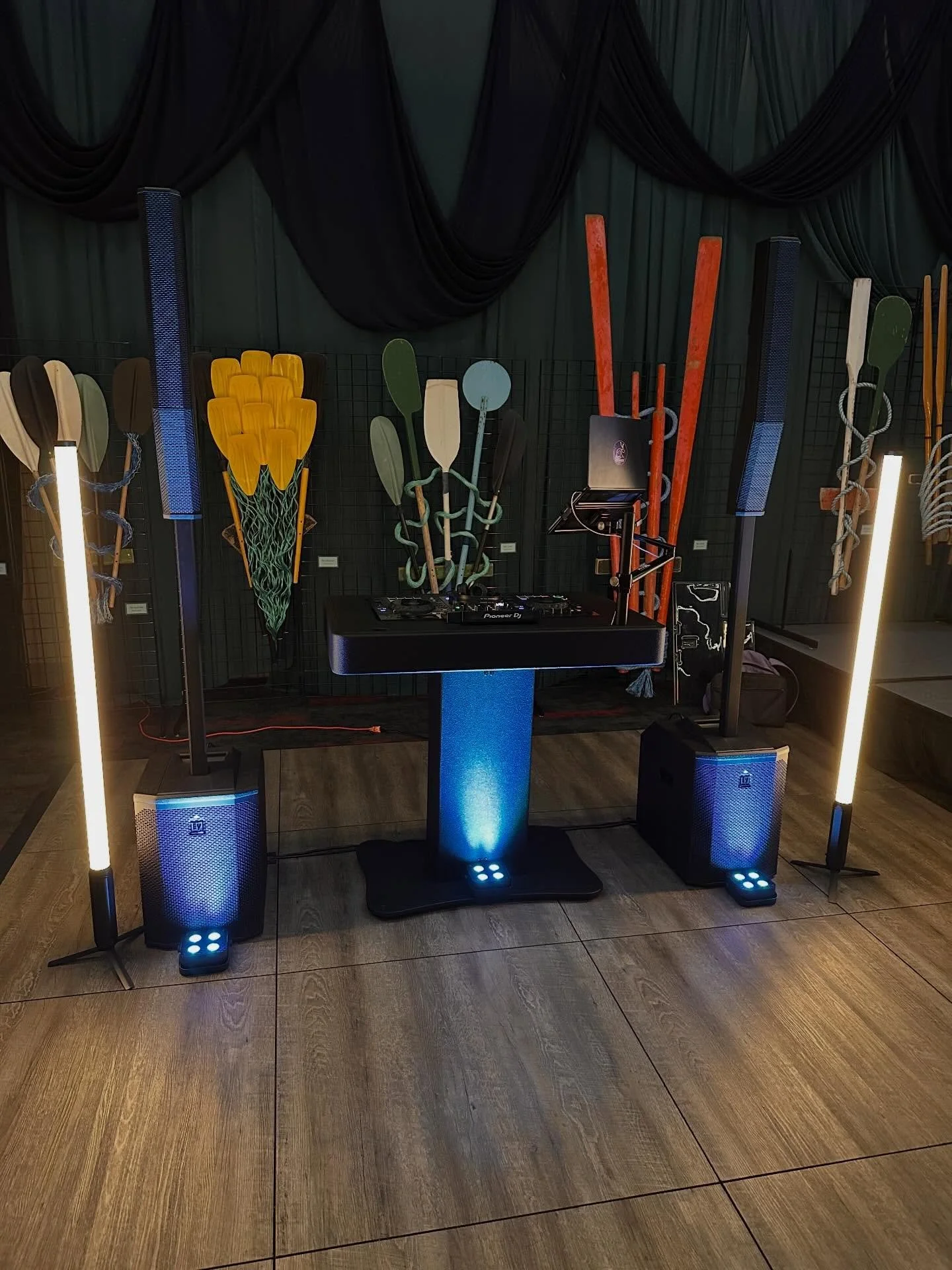 Got to bust out my new ProX DJ podium with the rest of my new gear for the first time tonight at the Tofino Business Excellence Awards Gala. Gotta say I think I am in love with this dreamy set up 😍😍😍 2026 gig season let&rsquo;s go!!! Proud of wher