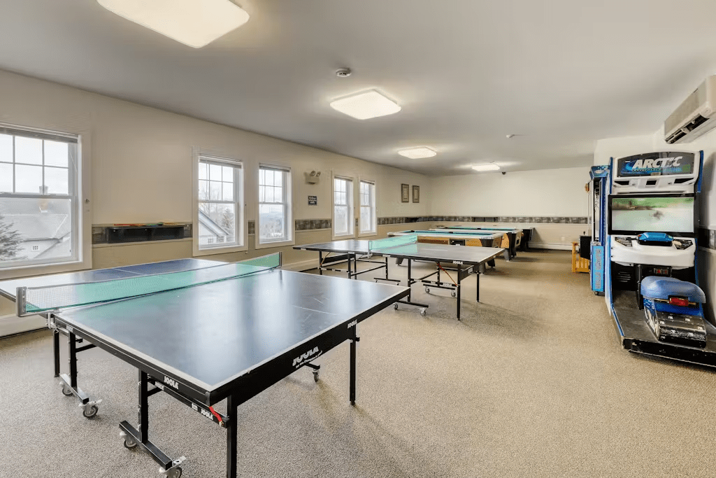 The West Hill game room is available to Falcons Guests
