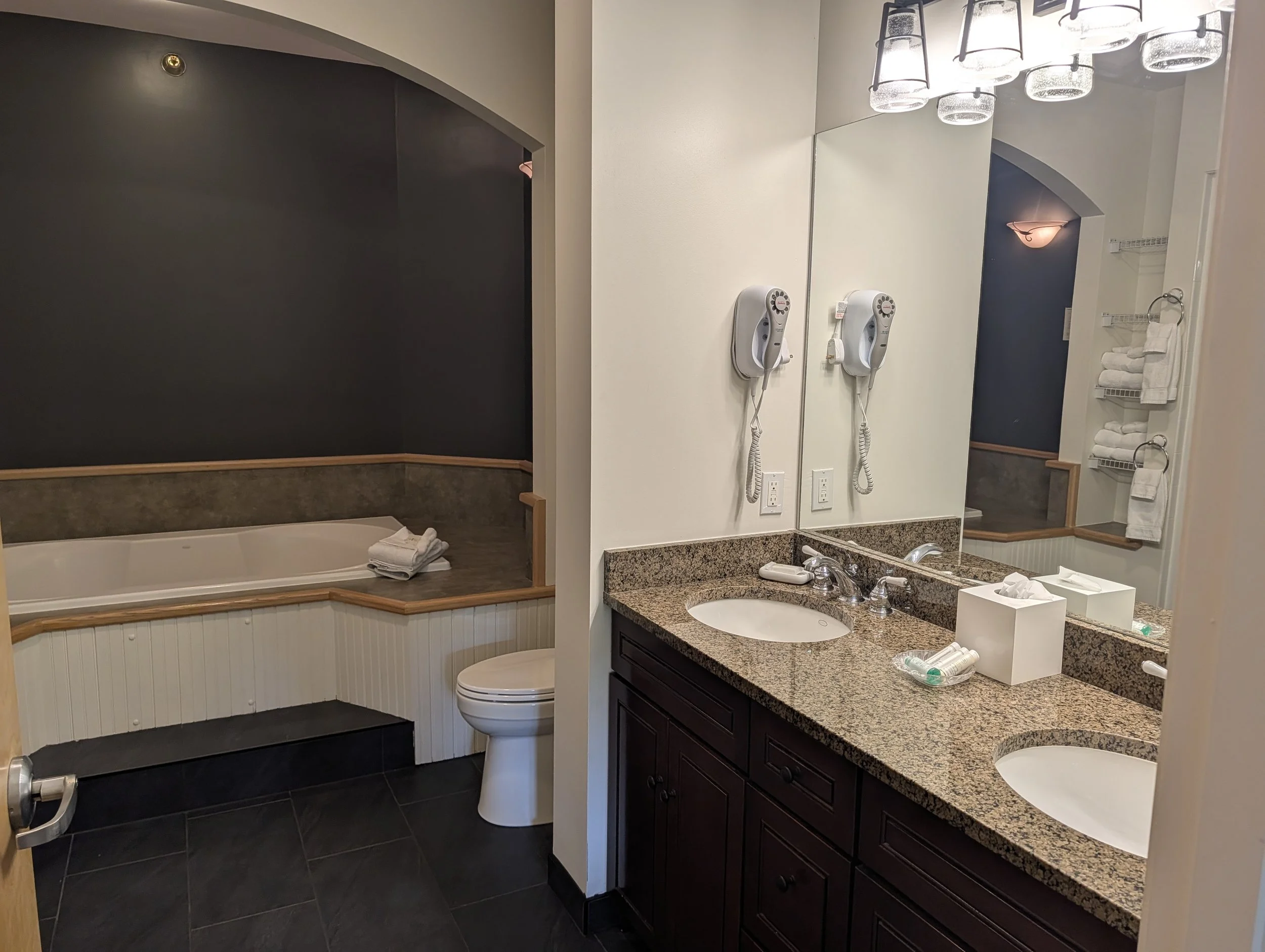 Master Bath with double sinks