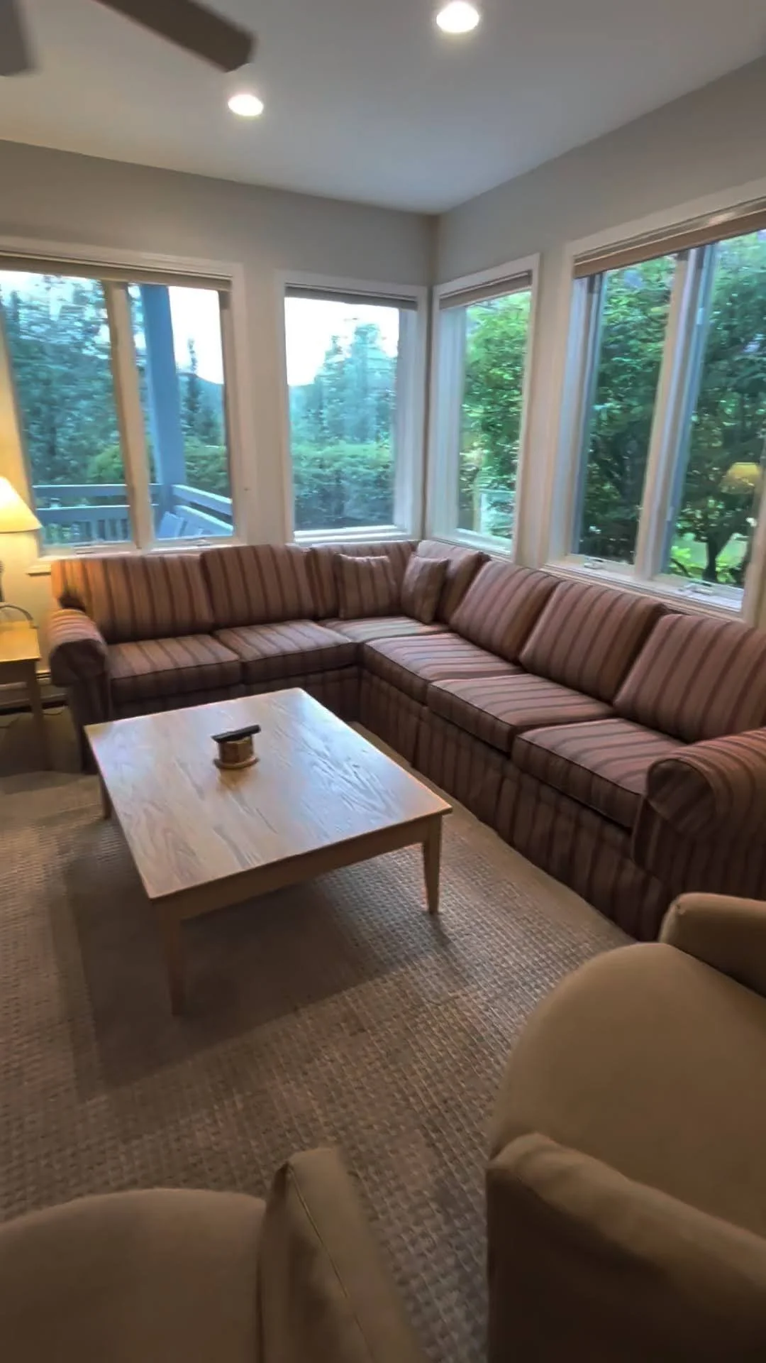 Large Sofa with pull-out Queen Bed