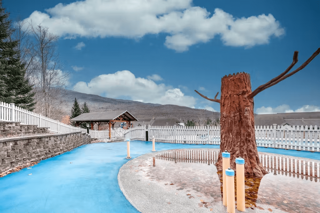 The splash tree is a kids favorite