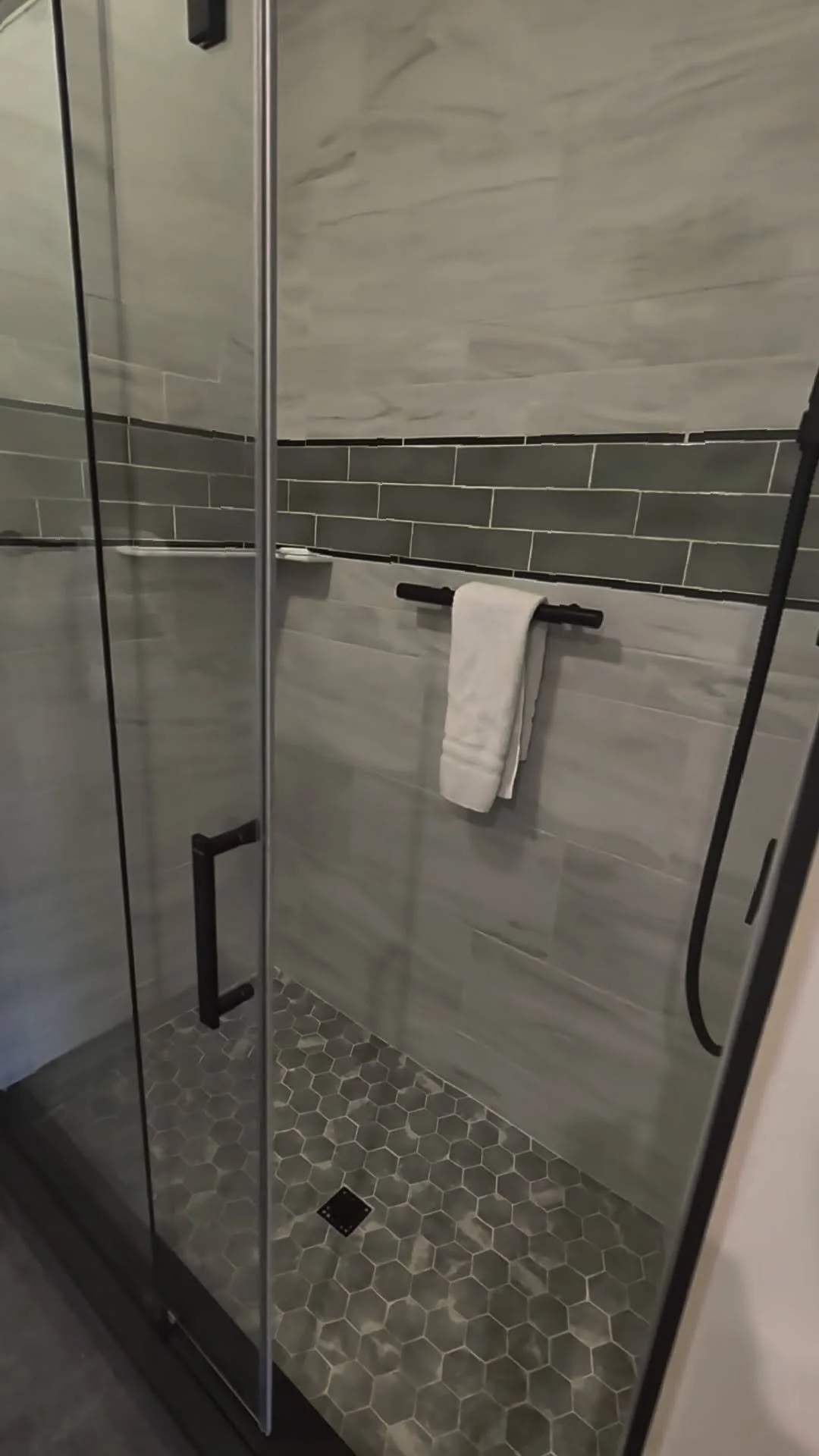 Master Bath has all new spacious shower with rain head