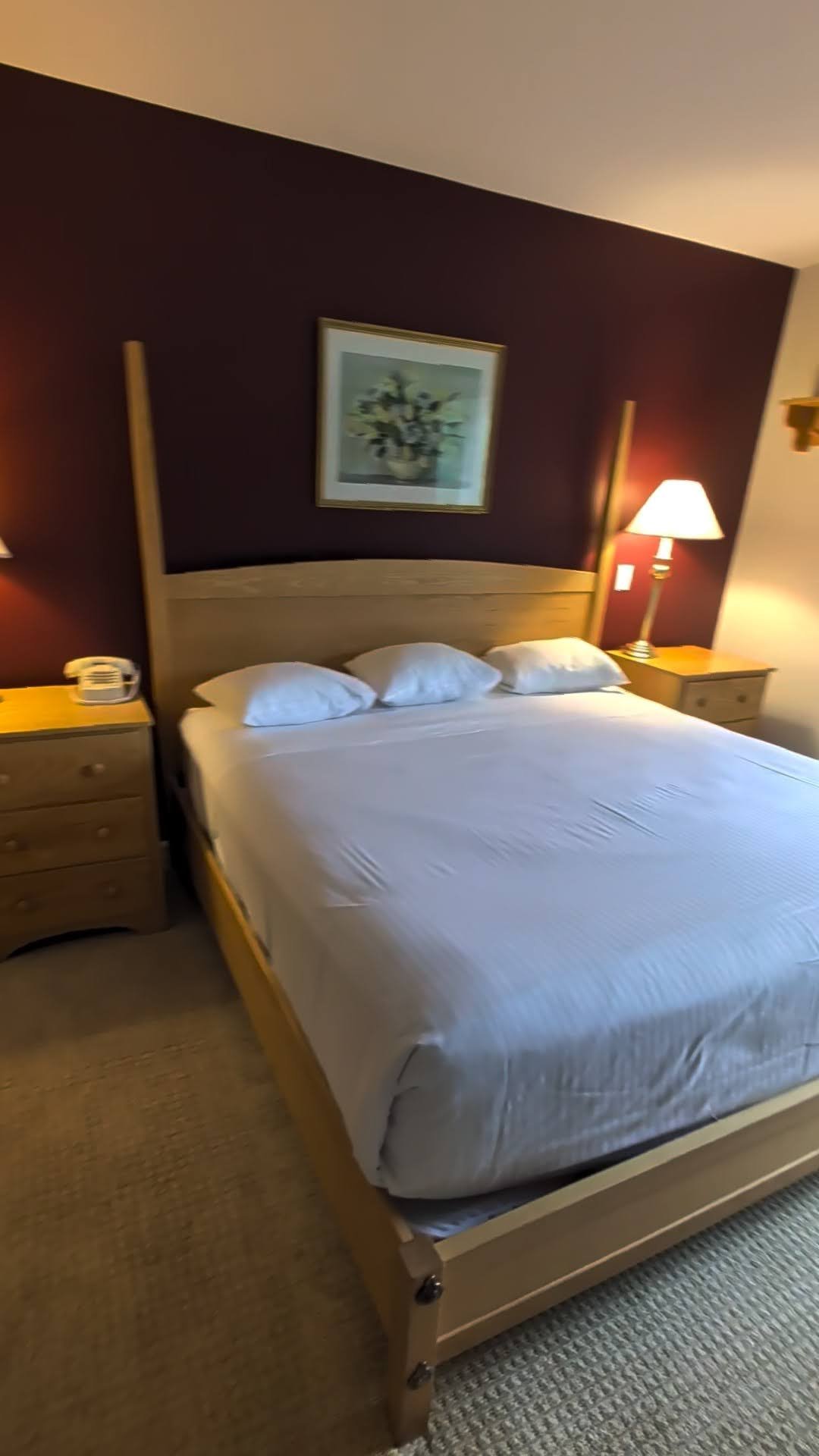 Master Bedroom King Size Pillow Top Bed