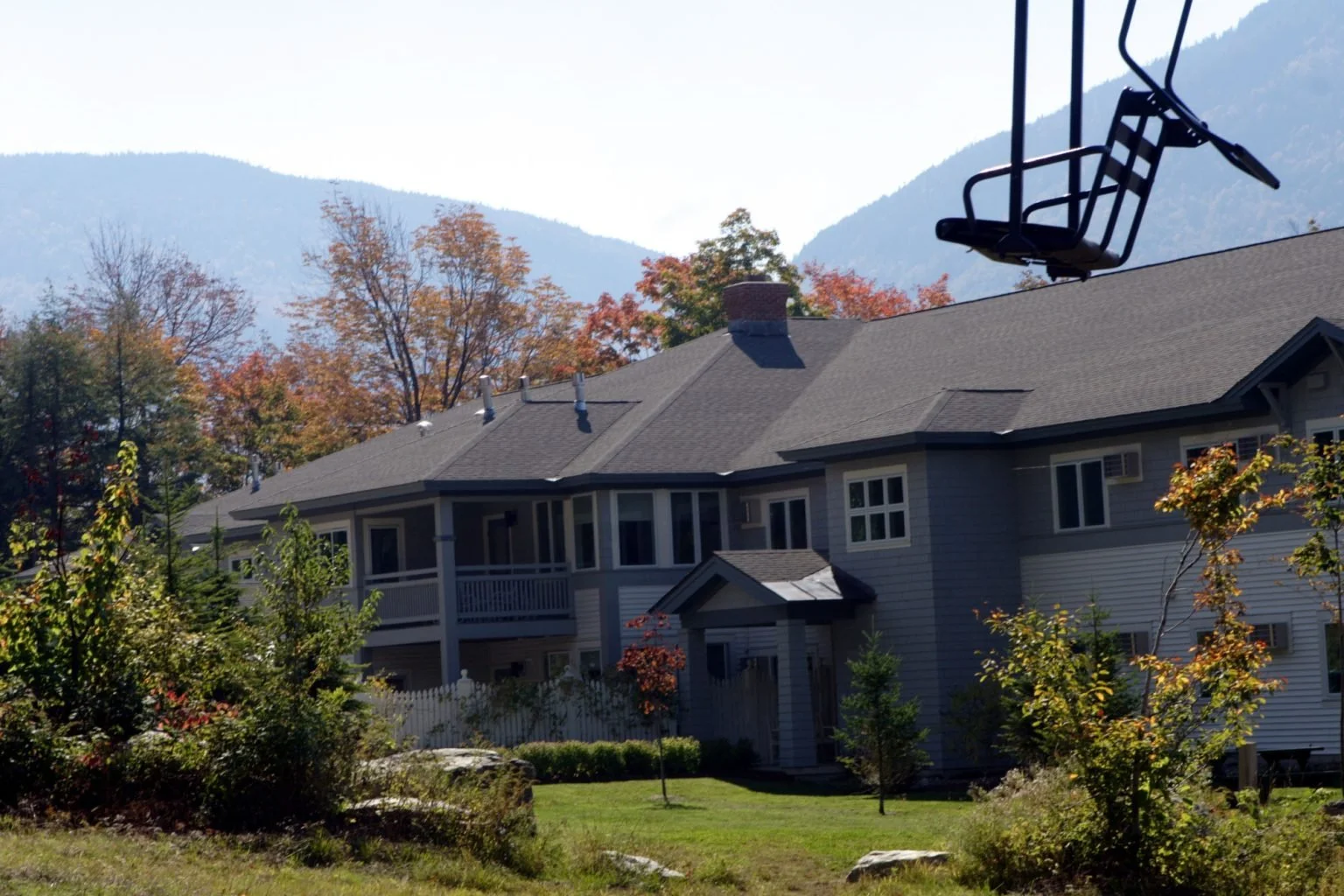 Ski lifts are just outside the door