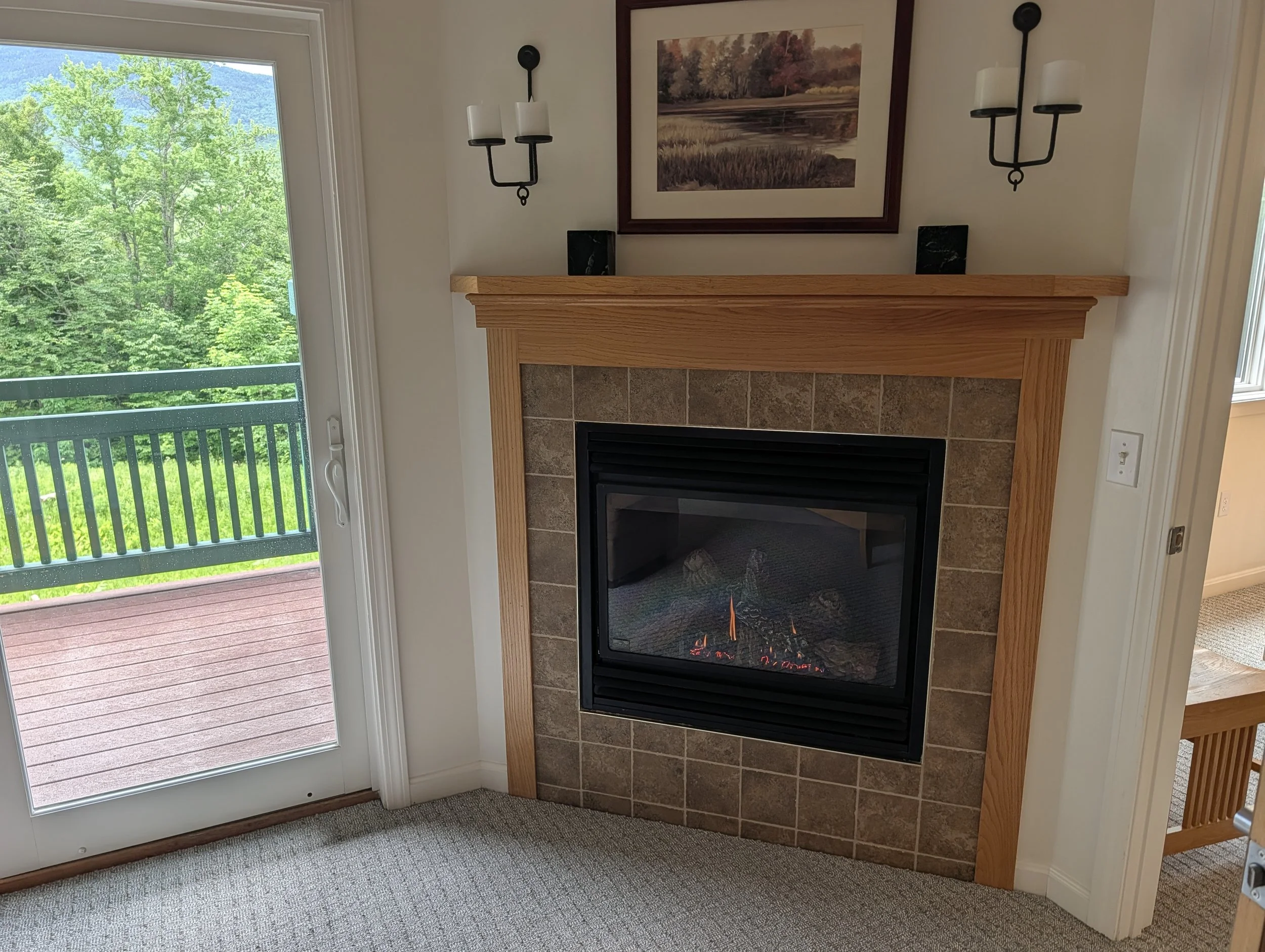 Master Bedroom Fireplace
