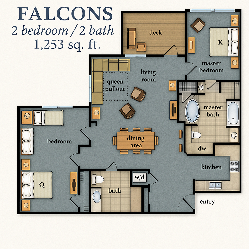Comfortable and Spacious Floor Plan