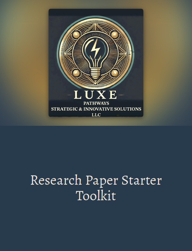 Research Paper Starter Toolkit (Undergraduate Edition)