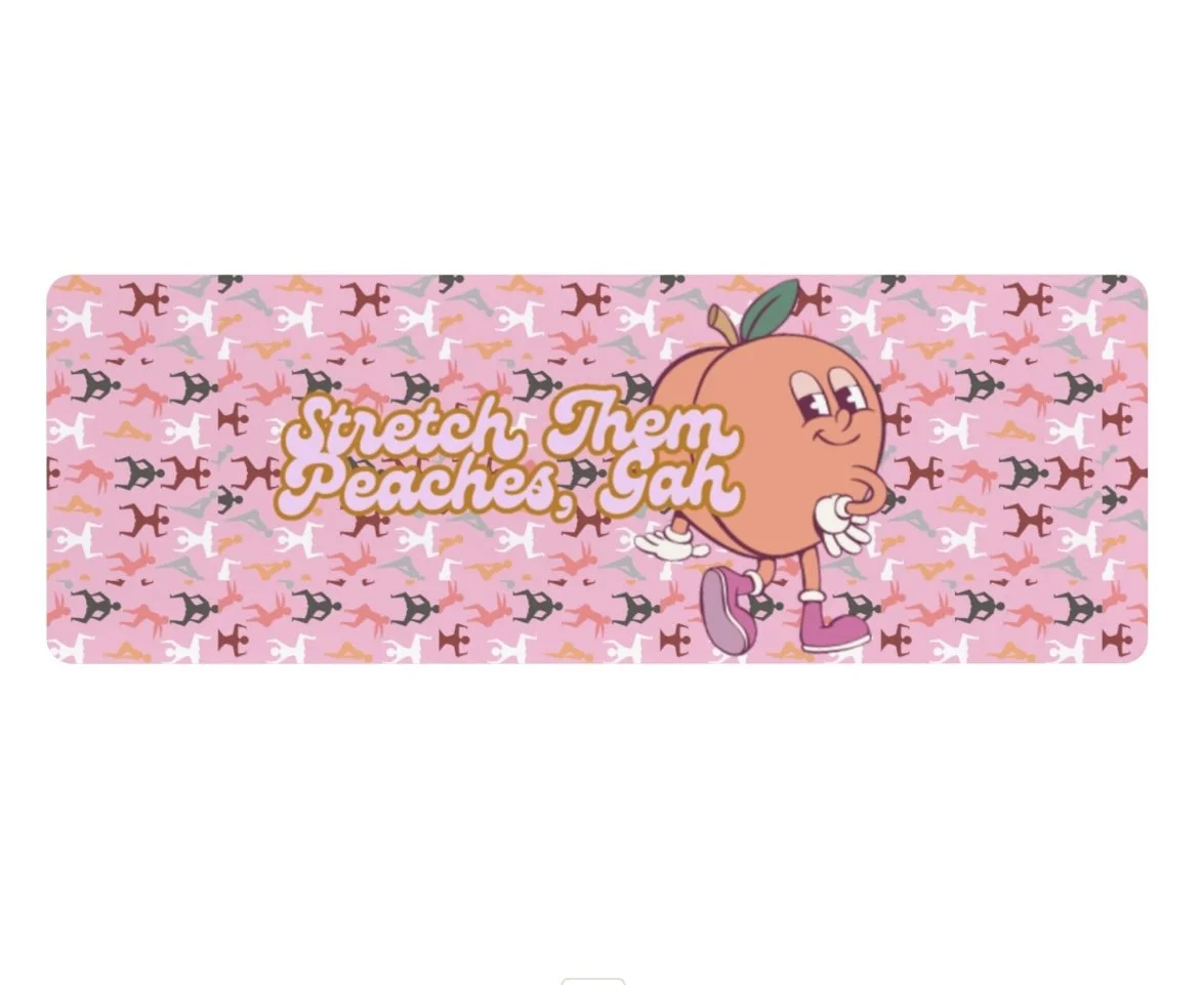 Georgia Peaches Yoga Mat
