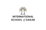 Logo of the International School of Dakar with a star and sunburst above the school name.