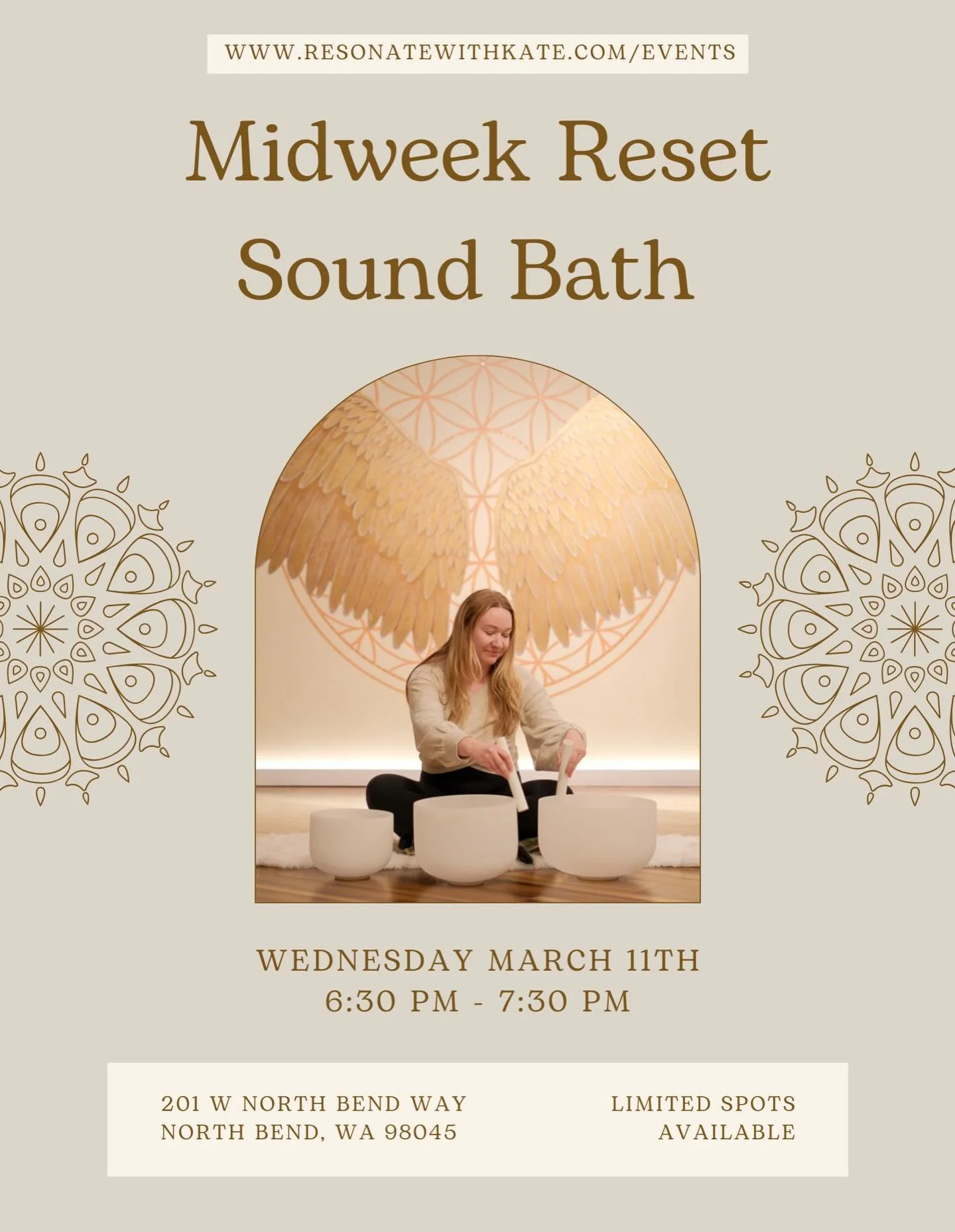 Just a few spots left for my sound bath on March 11th! Allow yourself this time to rest, receive, and replenish yourself 🤍 

🔗 in bio!

#northbendwa #snoqualmie #snoqualmievalley #seattleyoga