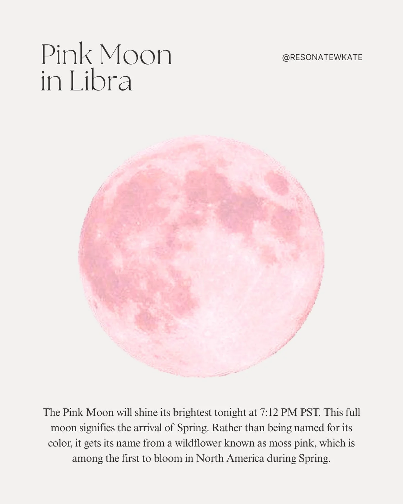 Full moons are a powerful time to reflect and release what no longer serve us. 

Below are some reflections to ponder under the Pink Moon today 🌕 🌸🩷

&bull; What layers am I ready to shed?

&bull; What is blooming within me?

&bull; What brings me