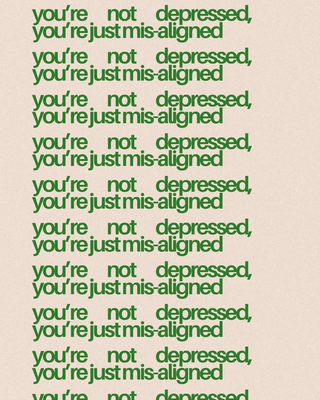this is not a denial of mental health.
and it&rsquo;s not a replacement for therapy, medication, or support.

this is a different lens.

for many people, what we label as depression is not a personal failure or something &ldquo;wrong&rdquo; with them