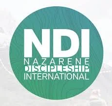 Logo of Nazarenes Discipleship International featuring the acronym NDI in white letters on a green circular background
