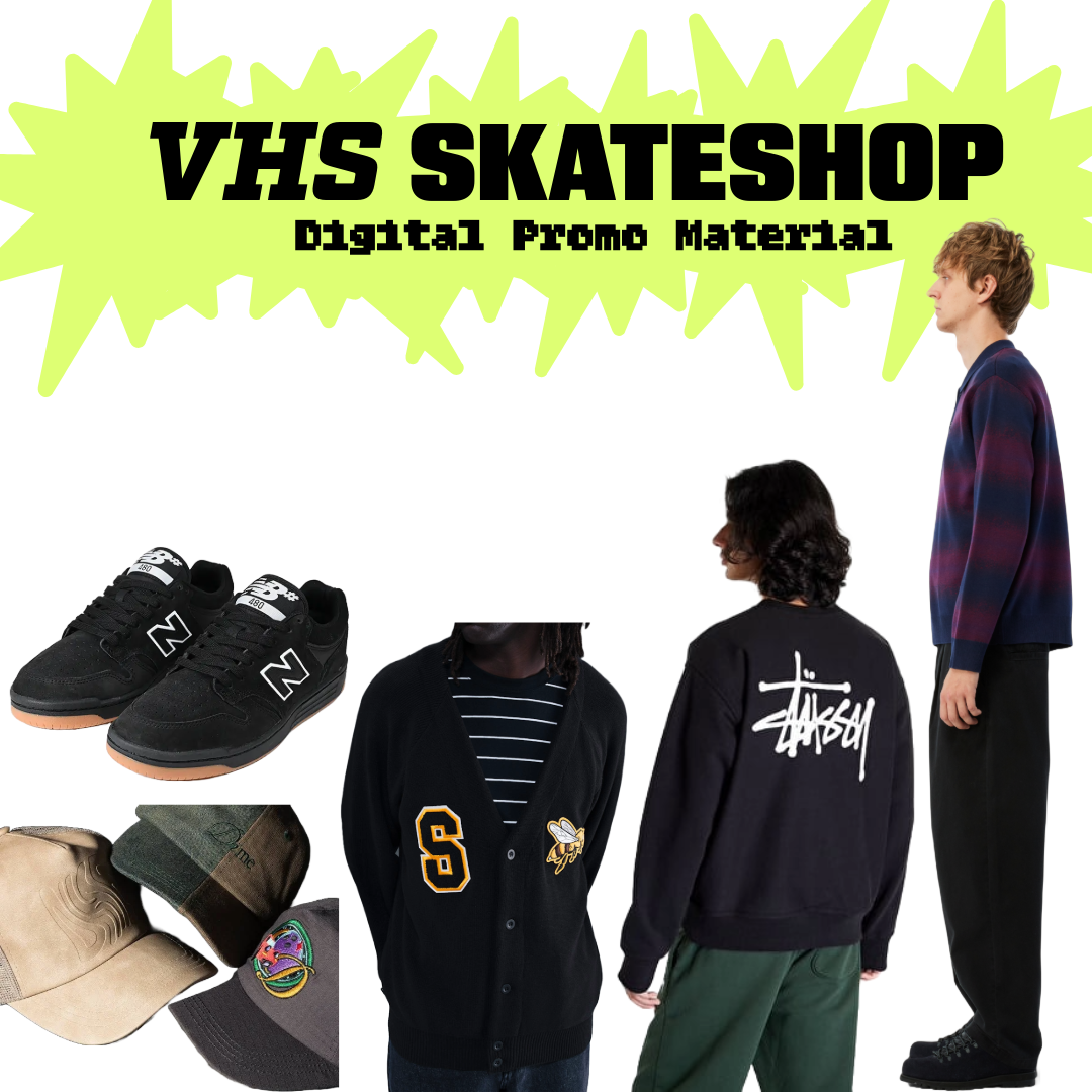 VHS Skateshop Promo Material