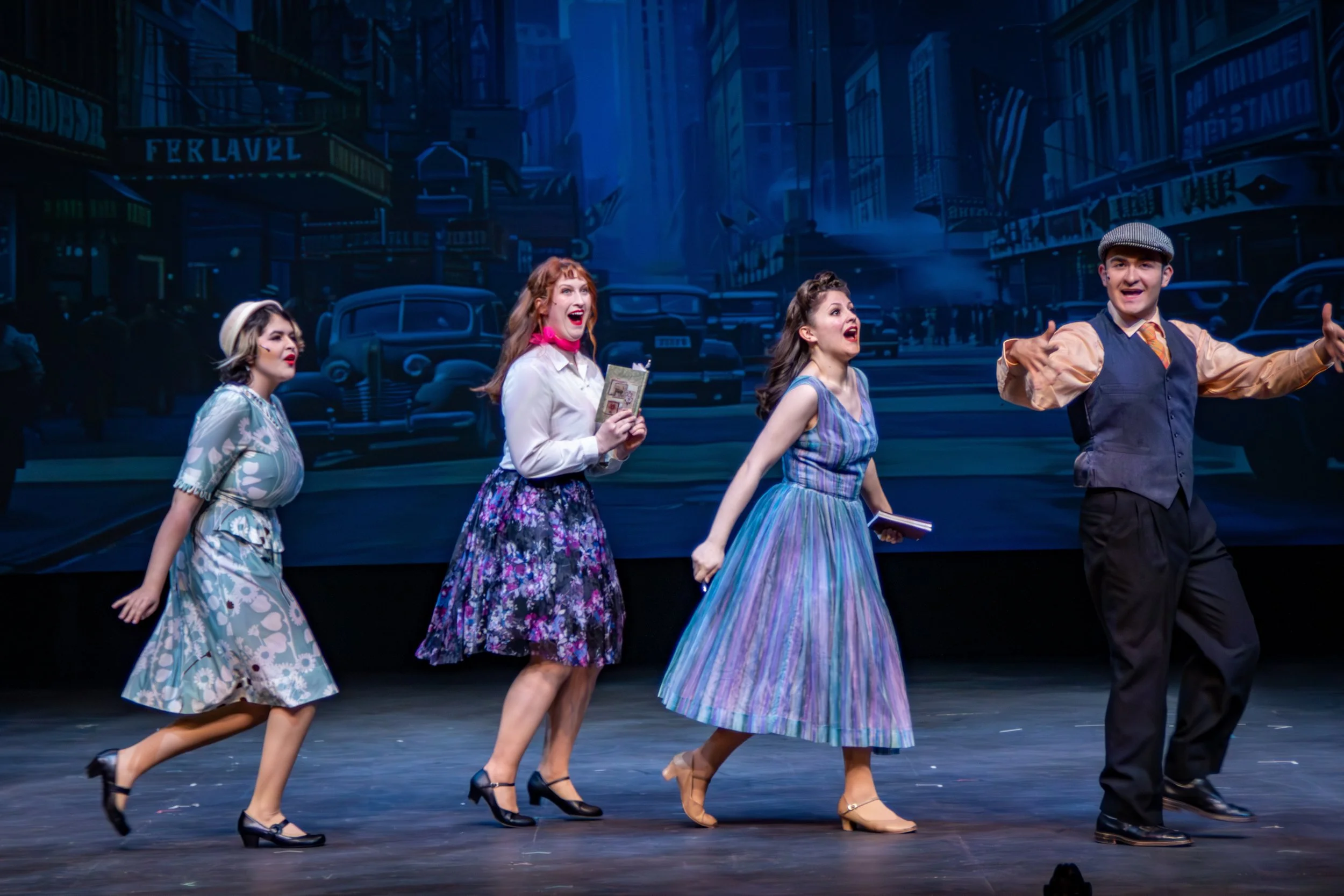 Guys and Dolls the Musical by Abe Burrows & Jo Swerling as Ensemble, photographer unknown