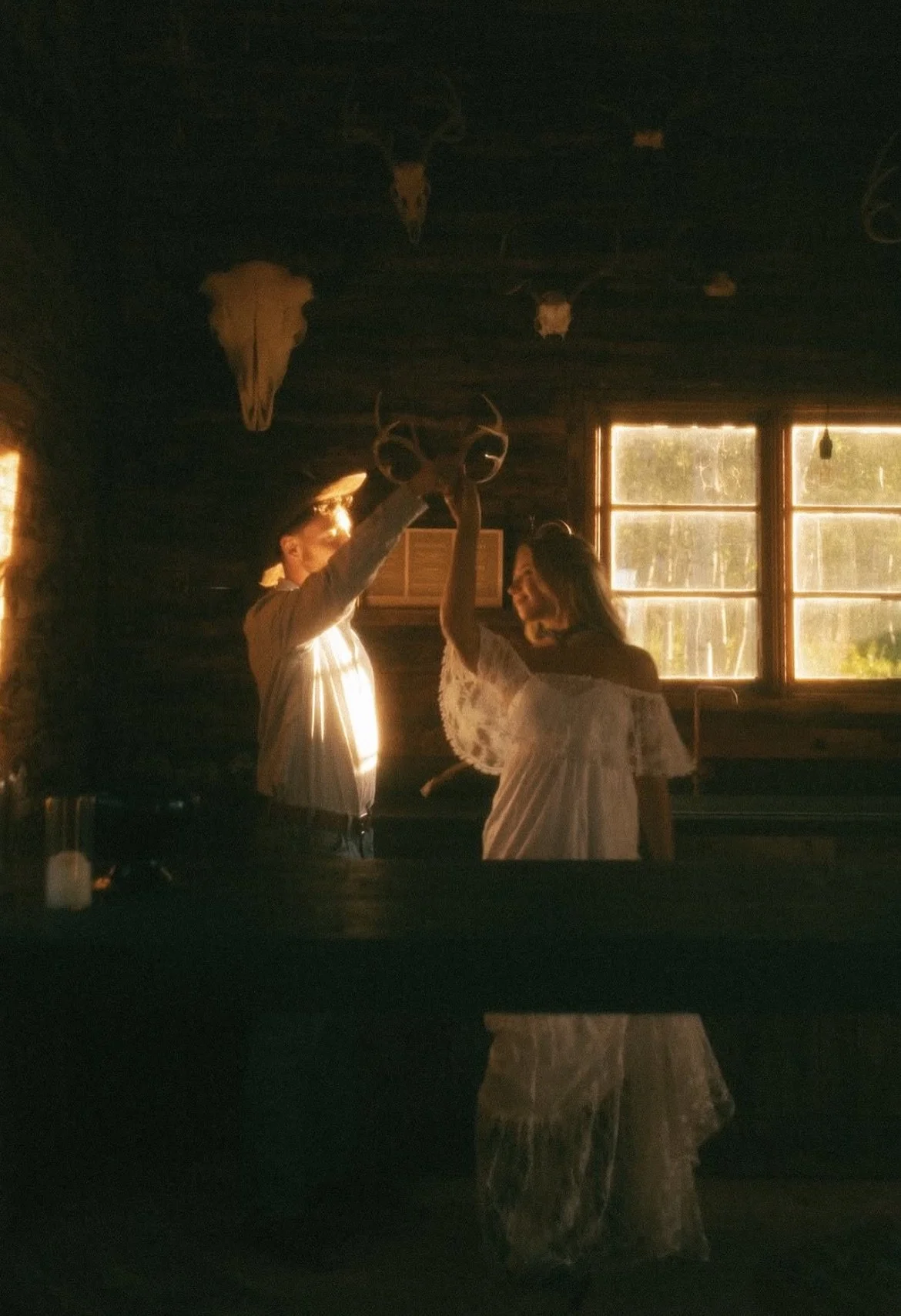 Dancing in The Snug at Edelweiss Ranch.