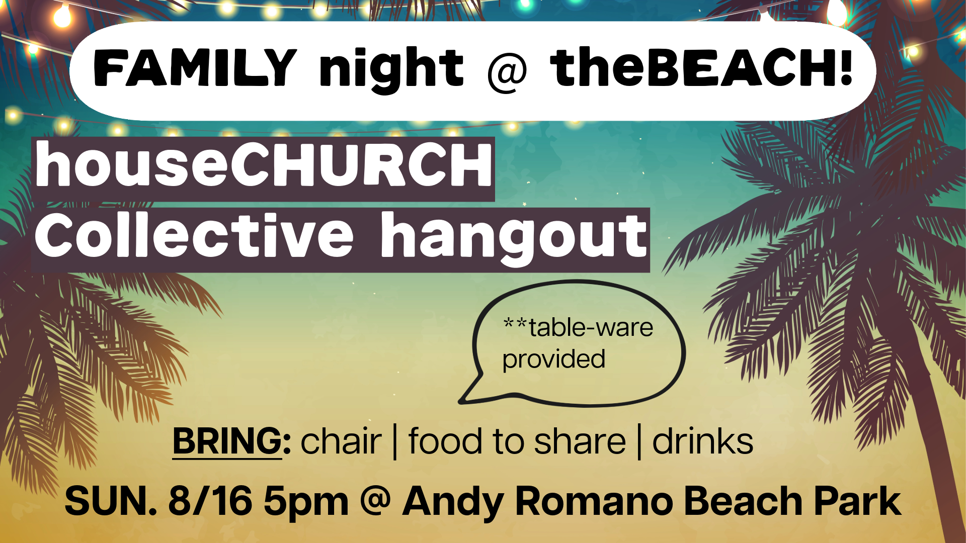 FAMILY night @ theBEACH