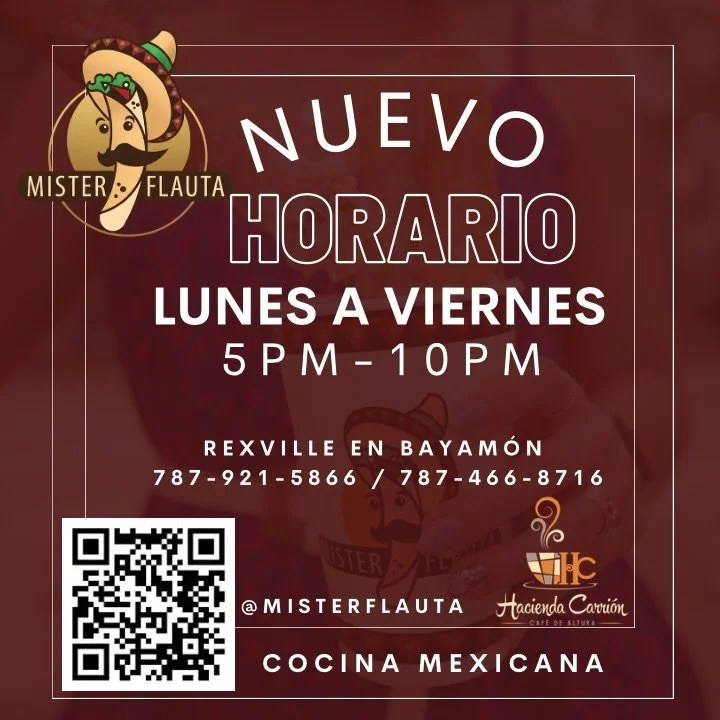 Tu regalo de navidad llego. @misterflauta abre las puertas toda la semana. De lunes a viernes 5pm - 10 pm  @hablemosdecomidapodcast @haciendacarrion