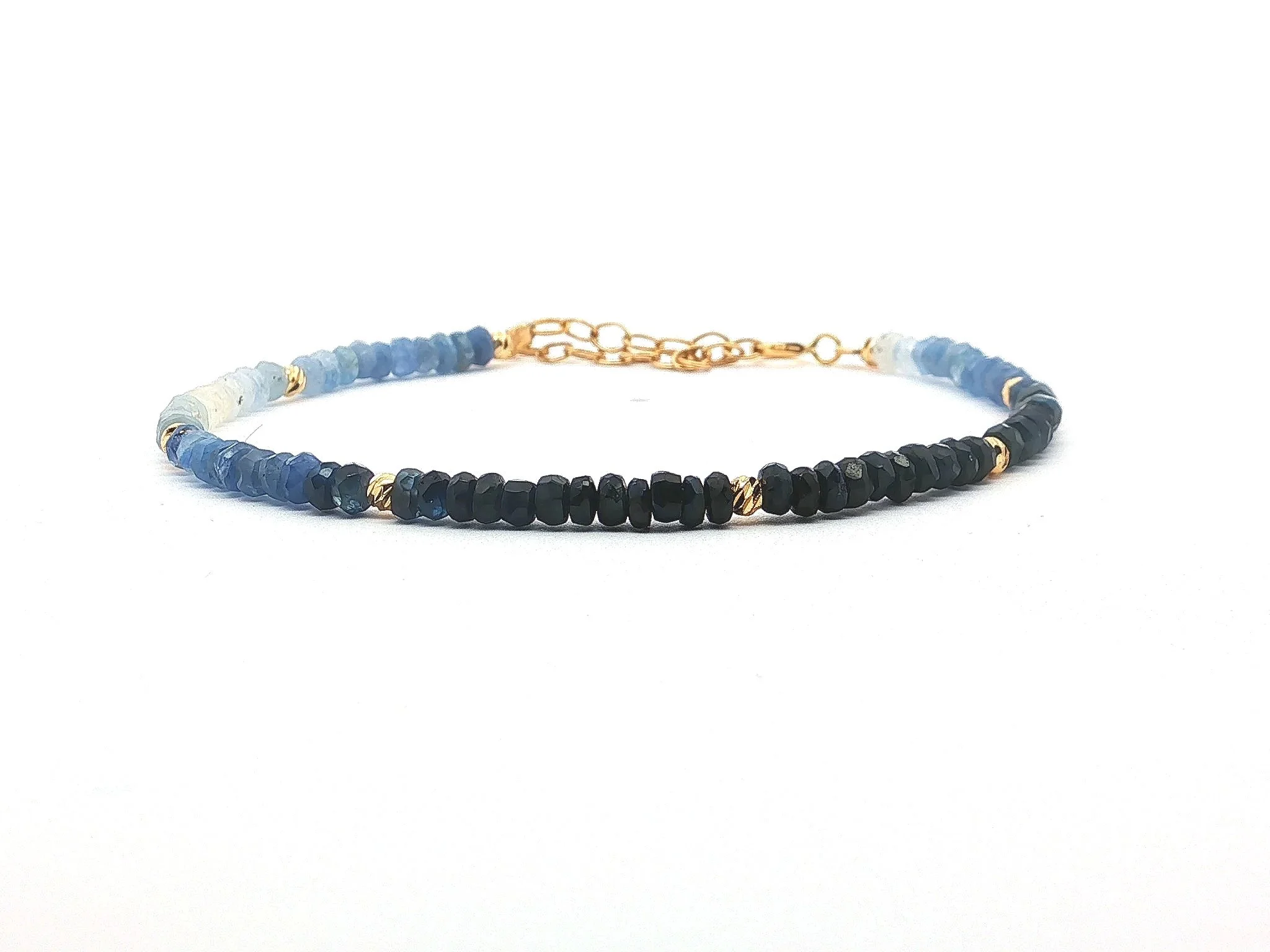 Shaded Blue Sapphire Strand