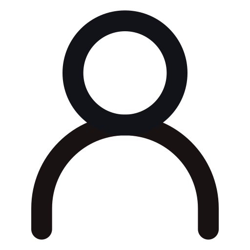 Generic user avatar icon with a circular head and a rounded body.