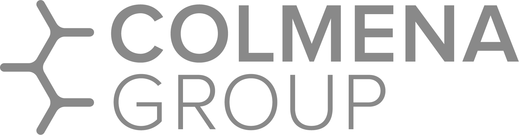 Logo for Colmena Group featuring a stylized honeycomb design