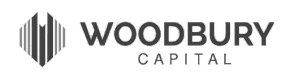 Logo of Woodbury Capital with a geometric design and company name
