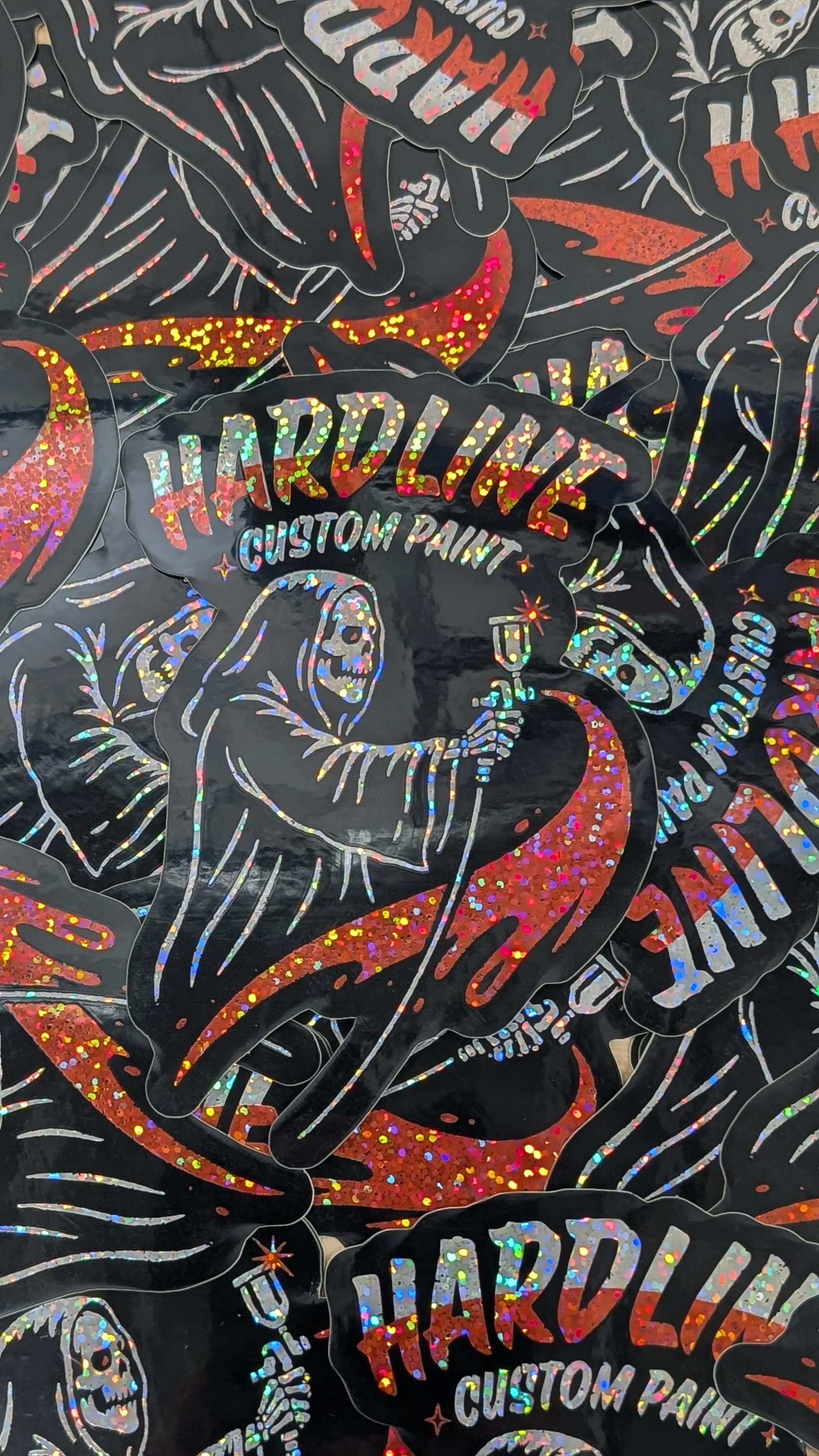 Reaper Glitter Sticker