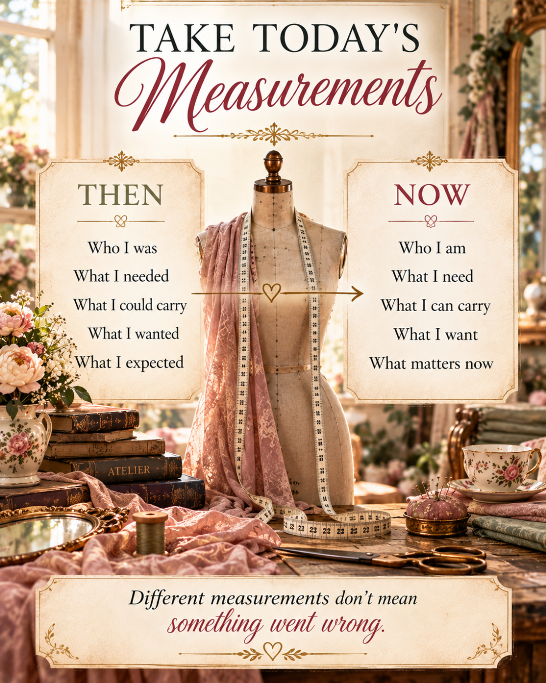 BEFORE YOU DECIDE SOMETHING IS WRONG WITH YOU, TAKE THE MEASUREMENTS